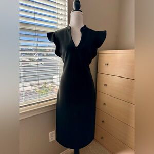 New York & Company Black Midi Dress